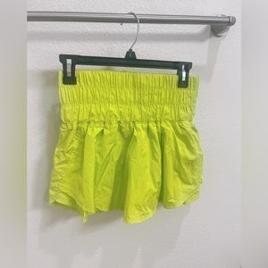 neon free people skort